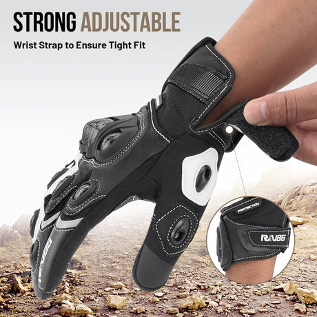 Men's Full-finger Riding Gloves Motorcycle Gloves