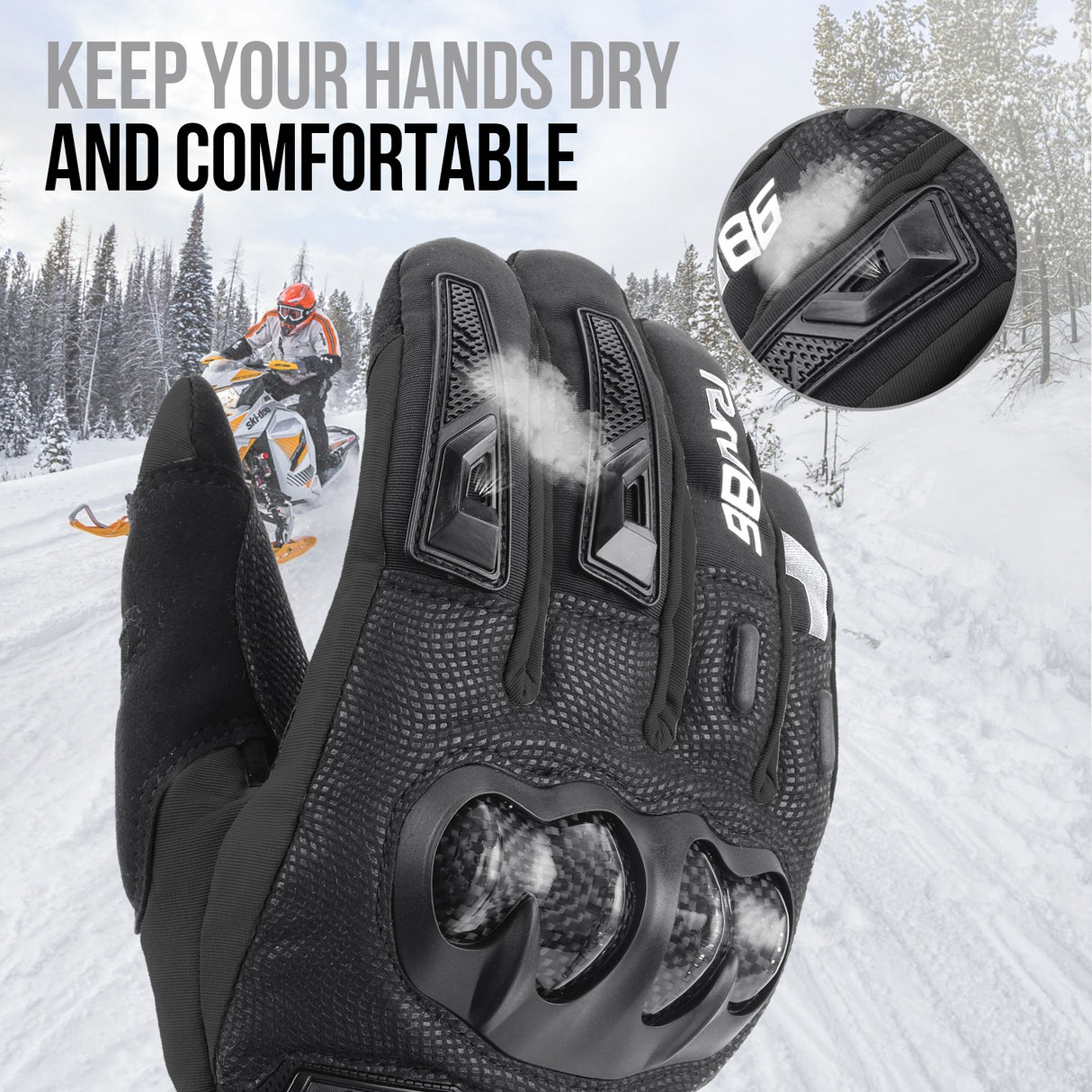 Men's Full-finger Riding Gloves Motorcycle Gloves