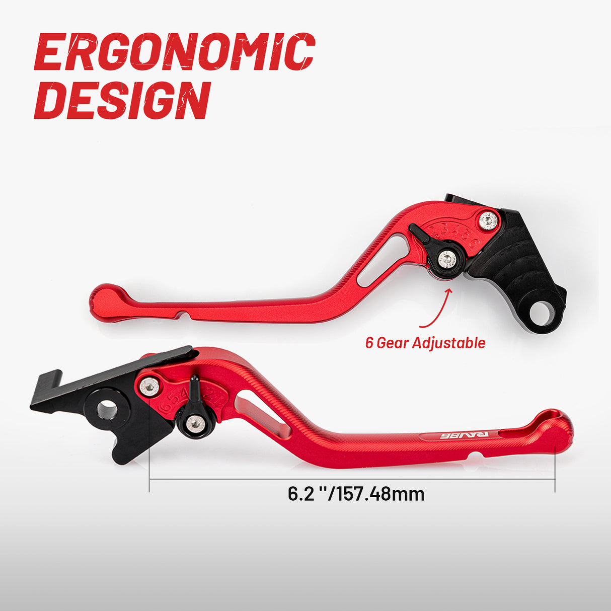 Motorcycle Brake Clutch Levers 3D