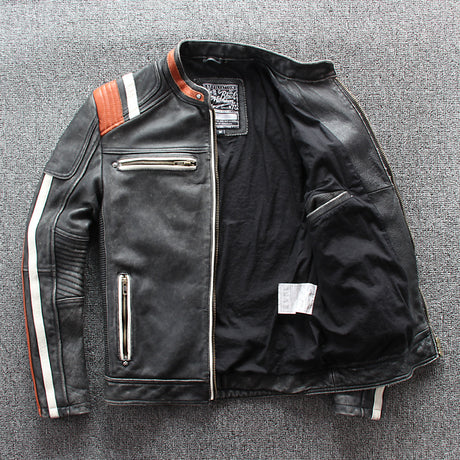 Men's Motorcycle Jacket Leather Jacket